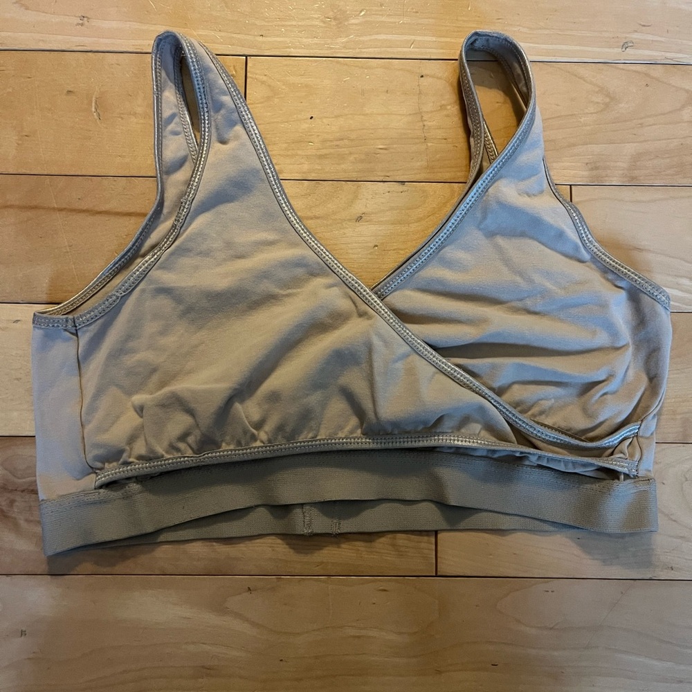 XL Light Beige Wireless Nursing/ Comfort Bra - Women Intimates